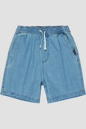 Quiksilver Taxer Denim Kids Pantaloncini blu