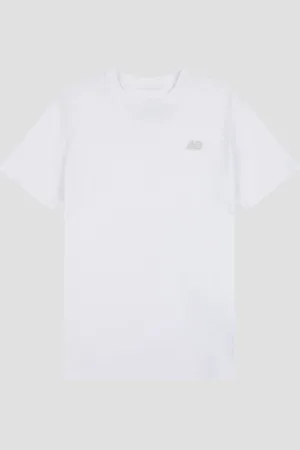 New Balance Jersey Small Logo Kids T-Shirt bianco