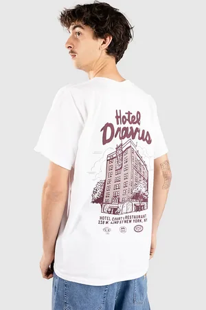 Dravus Retro Hotel T-Shirt bianco