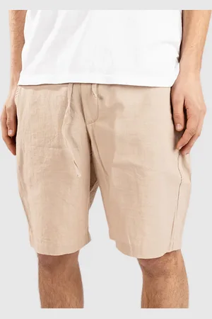 Anerkjendt Aklt James Cot/Linen Ela Pantaloncini grigio