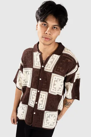 Woodbird WBBanks Crochet Knit Camicia fantasia