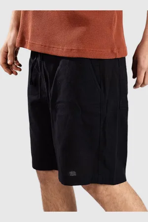 Anerkjendt Aklt James Cot/Linen Ela Pantaloncini nero
