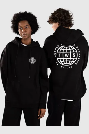 Macba Life TWS World Felpa con Cappuccio nero