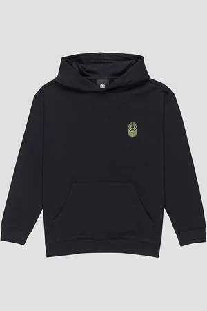 Element Ambition Po Kids Felpa con Cappuccio nero
