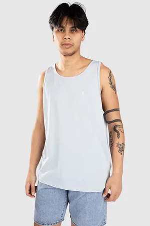 Volcom Stone Blanks Bsc Canotta blu