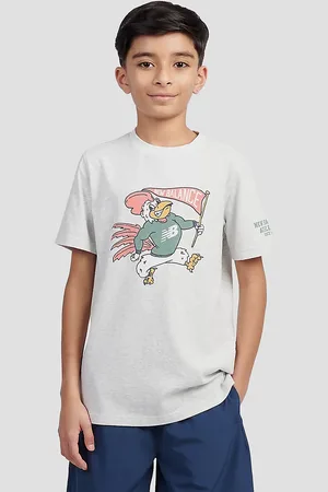New Balance Mascot Athletics Kids T-Shirt grigio