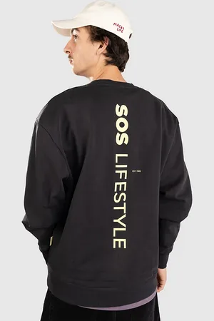 SOS Bovec Crew V1 Felpa blu