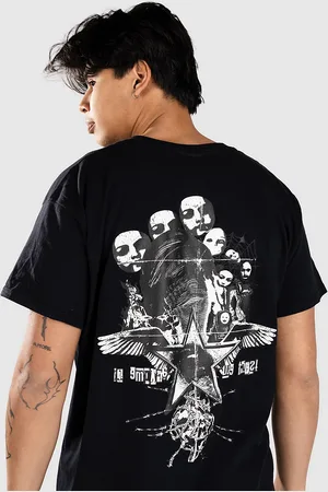 Empyre Dark Punk Collage T-Shirt nero