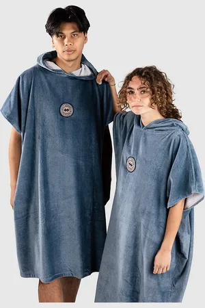 Billabong Mens Hooded Poncho blu