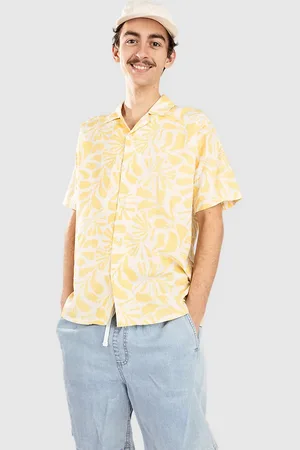Fat Moose Zane Cotton Linen Camicia fantasia