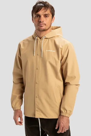 Quiksilver Rain Cloud Hooded Coach Giacca marrone