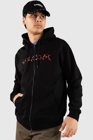 Volcom Watanite Felpe con Zip e Cappuccio nero