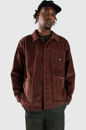 Vans Drill Chore Corduroy Cappotto rosso