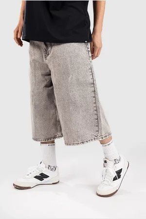 Empyre Ultra Wide Sk8 Denim Pantaloncini grigio