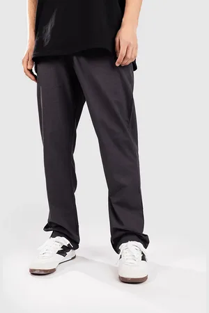 Anerkjendt Akjan Cot/Linen Ela Pantaloni grigio