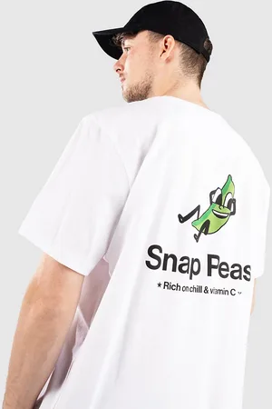 Fat Moose Snap Pea T-Shirt bianco