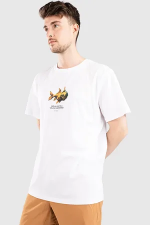 Fat Moose Submarine T-Shirt bianco