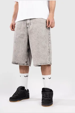 Empyre Ultra Loose Denim Pantaloncini grigio