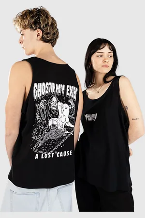 A Lost Cause Ghostin V2 Canotta nero