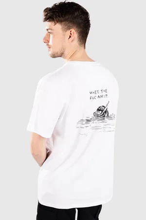 Fat Moose Lost T-Shirt bianco