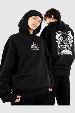 A Lost Cause Rebirth Vintage Felpa con Cappuccio nero