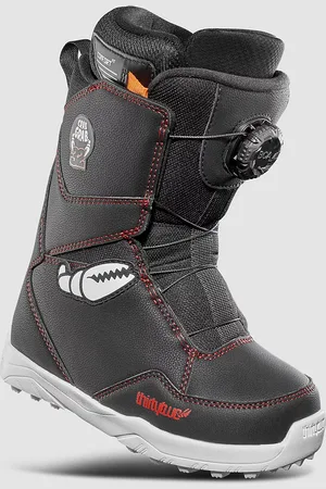 Thirtytwo Lashed BOA Crab Grab 2025 Kids Scarponi da Snowboard nero