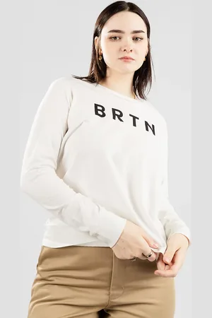 Burton Maglietta a manica lunga bianco