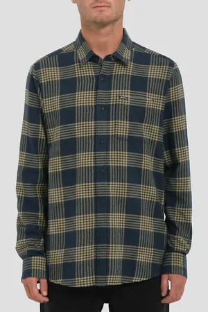 Volcom Caden Plaid Camicia blu