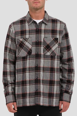 Volcom Brickstone Lined Flannel Camicia grigio