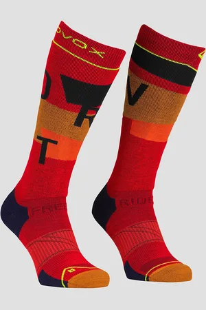 ORTOVOX Freeride Long Cozy Calze Funzionali rosso