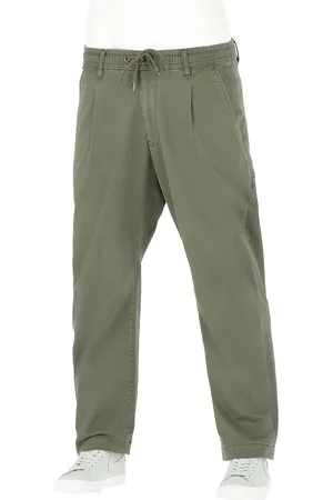 Reell Reflex Loose Chino Long Pantaloni verde
