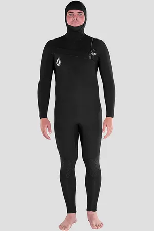 Volcom 4/3mm Hooded Chestzip Full Wetsuit nero