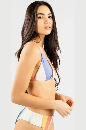 Rip Curl Heat Wave Fixed Tri Bikini Top fantasia