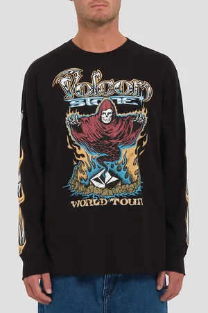 Volcom Stone Ghost Maglietta a manica lunga nero