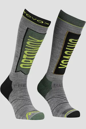 ORTOVOX Free Ride Long Calze Funzionali verde