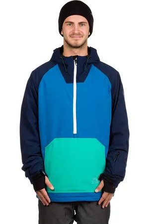 Light Rail Giacca a mezza zip blu