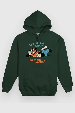 The Dudes Limits Seasonal Felpa con Cappuccio verde