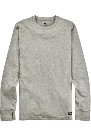 Burton Midweight Crew Maglietta Funzionale grigio