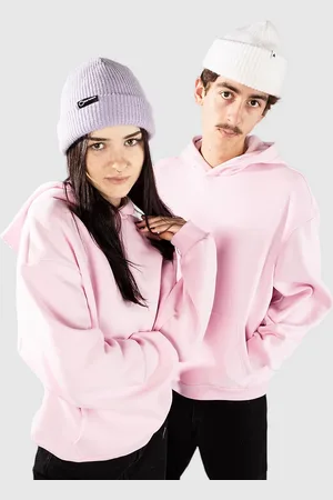 Urban classics Fluffy Felpa con Cappuccio rosa