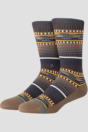 Stance Cedar Rock Crew Socks marrone
