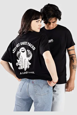 A Lost Cause Sheet Faced T-Shirt nero
