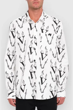 Volcom Fergadelic Woven Camicia bianco