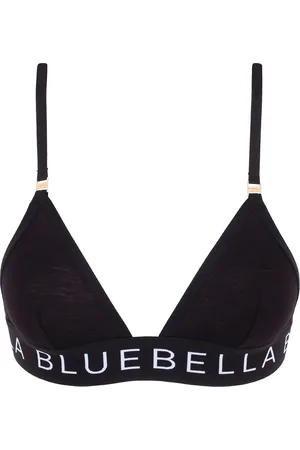 BlueBella Bluebella Lulu Reggiseno in Cotone di Bambù Eco Senza Ferretto /Bianco
