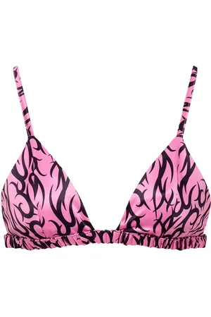BlueBella Bluebella BB x Ashley Williams Reggiseno Morbido in Raso Luxe con Stampa Tatuaggio