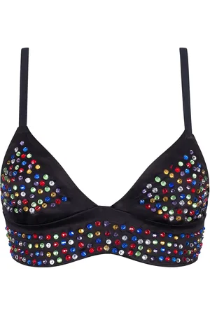 BlueBella Bluebella BB x Ashish Bralette con Gemme in Raso e Mesh