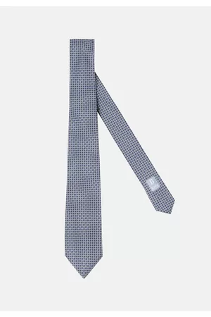 Boggi Milano Uomo Cravatte - Cravatta Motivo Geometrico In Seta, Uomo
