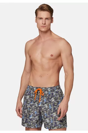Boggi Milano Uomo Costumi da bagno - Costume Da Bagno Stampa Astratta, Uomo, , Taglia: