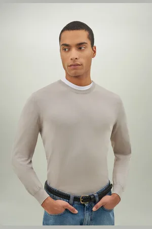 Boglioli Cotton Crewneck - Male Knitwear M