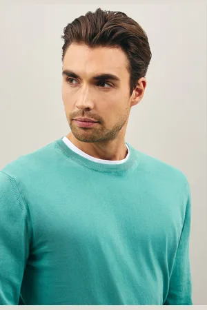 Boglioli Cotton Crewneck - Male Knitwear S