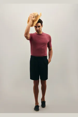 Boglioli Pleated Linen Shorts - Male Trousers 50